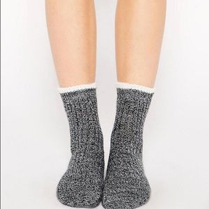 ASOS Mix Knit Tipped Ankle Socks